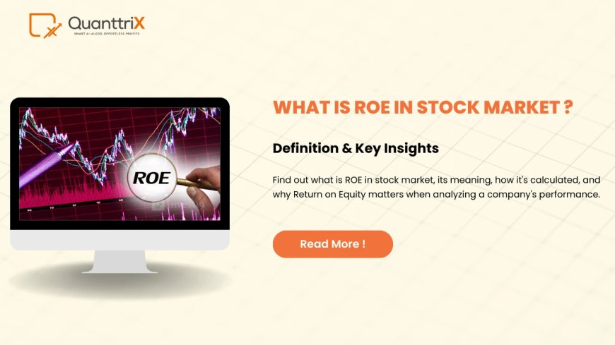 What is ROE in Stock Market? Explained Simply
