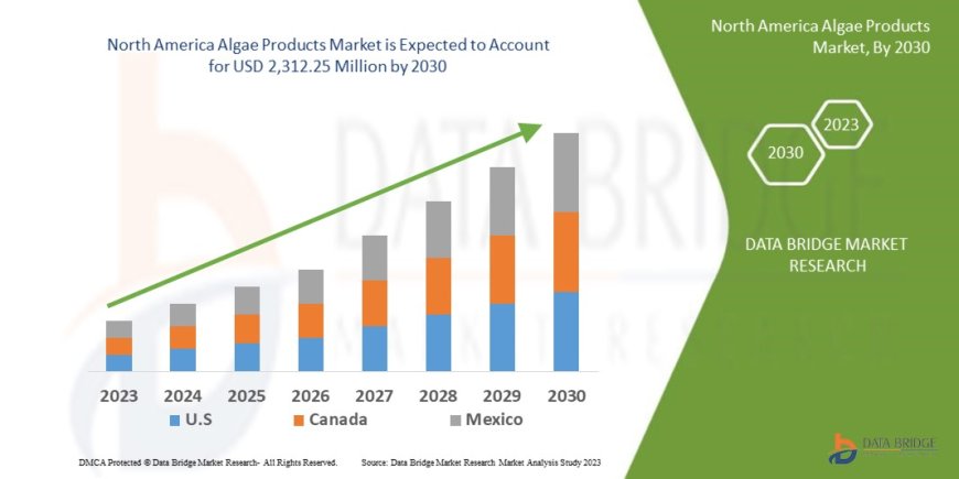 North America Algae Products Market would rocket up to USD 2,312.25 million by 2030