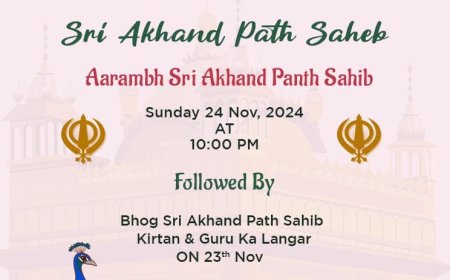 Akhand Path Invitation for Wedding: Begin Your New Life with Divine Blessings