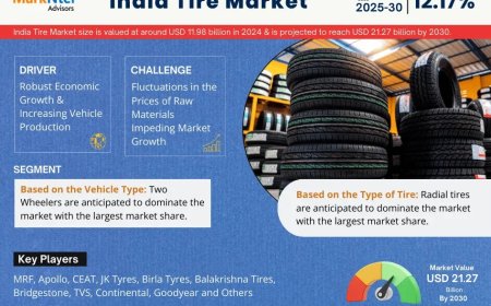 India Tire Market Research 2025–2030: Growth, Size & Opportunities