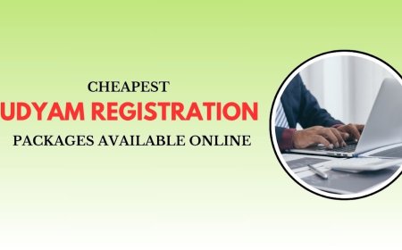 Cheapest Udyam Registration Packages Available Online 
