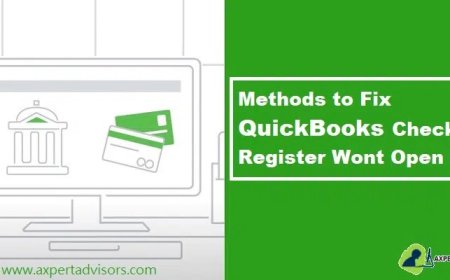 Walkthrough to Resolve QuickBooks Check Register Will Not Open Error
