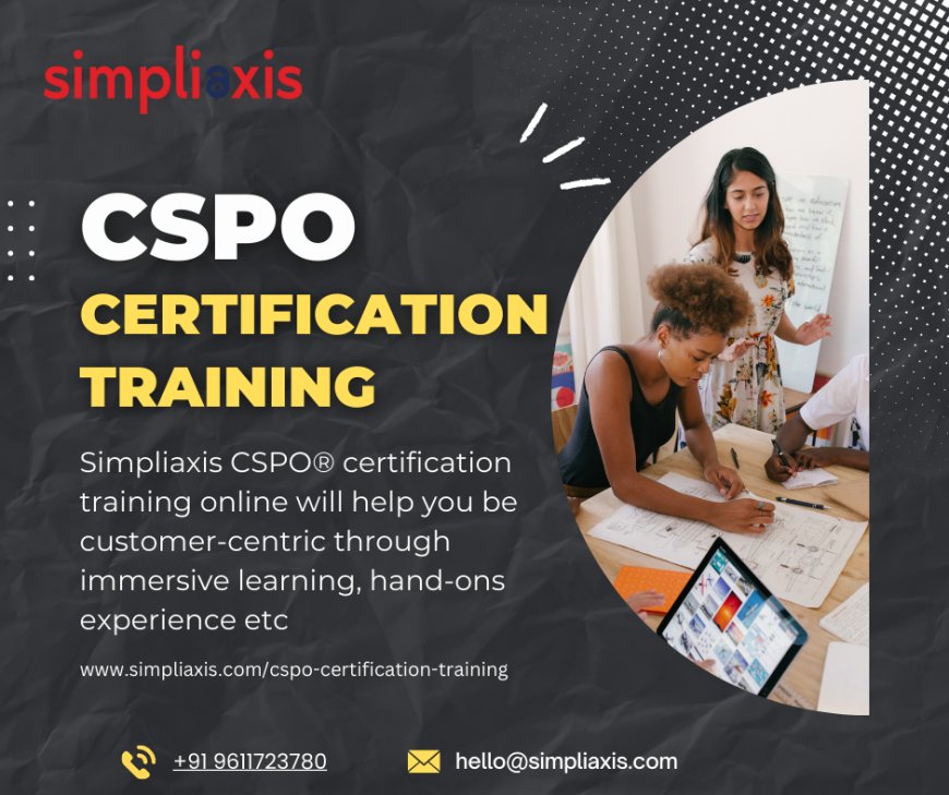CSPO certification -  Simpliaxis