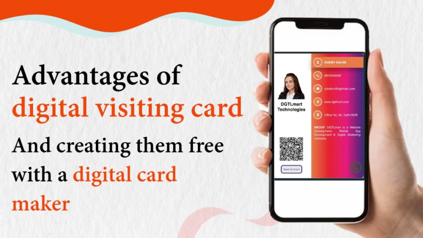 Best Free Online Digital Business Card Designer in India