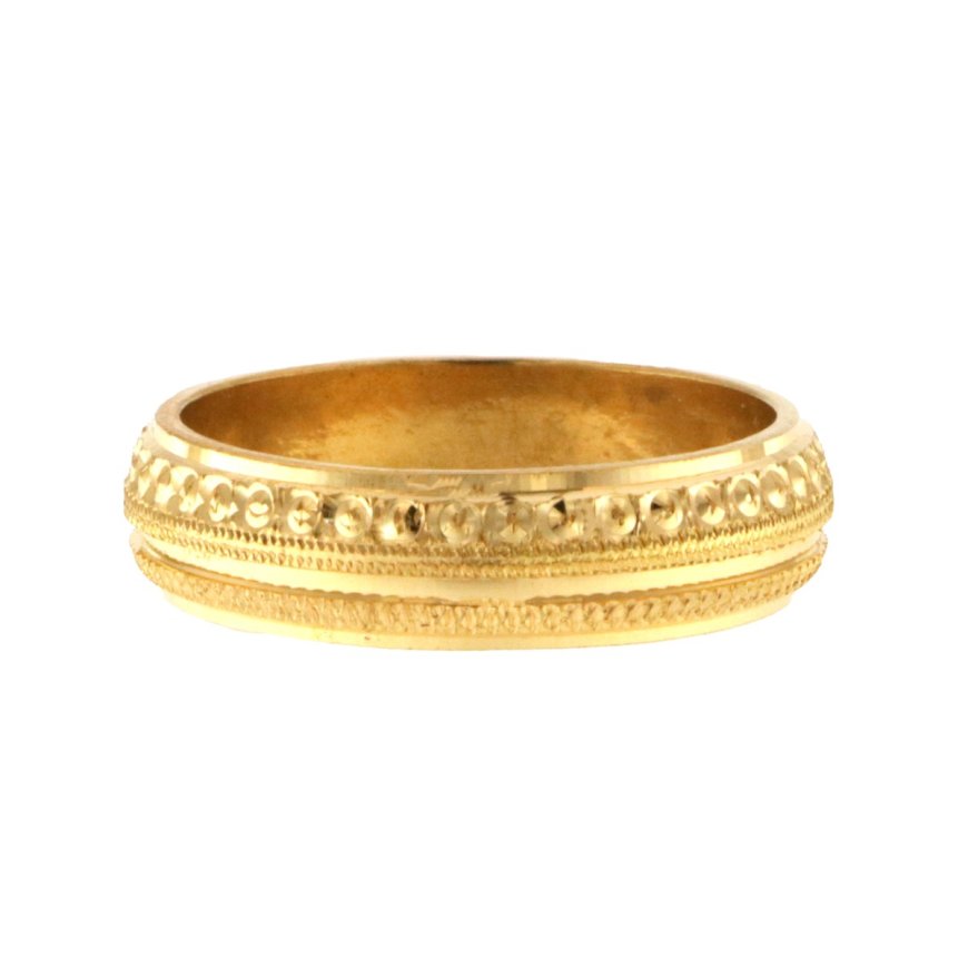 Asian Gold Wedding Band: A Radiant Symbol of Love, Heritage, and Elegance